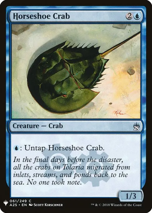 Horseshoe Crab · The List A25-61/5050