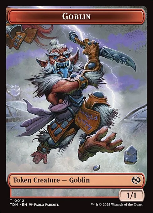 Goblin · Tarkir: Dragonstorm Tokens 12/16