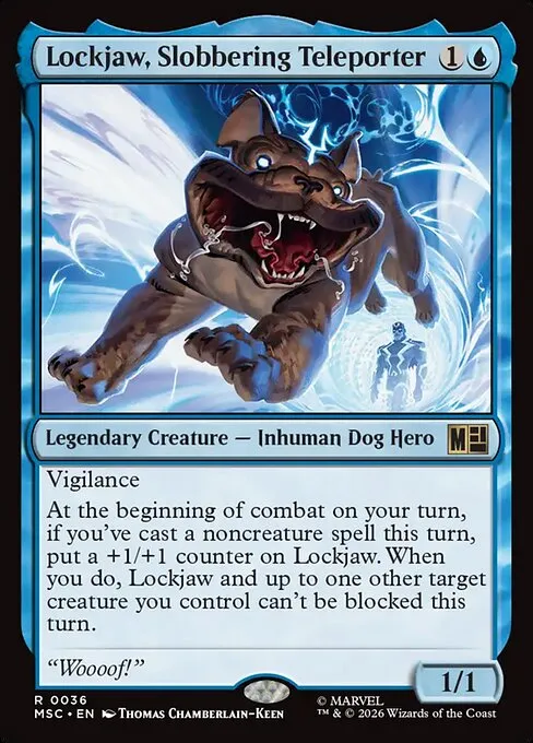 Lockjaw, Slobbering Teleporter · Marvel Super Heroes Commander 36/9