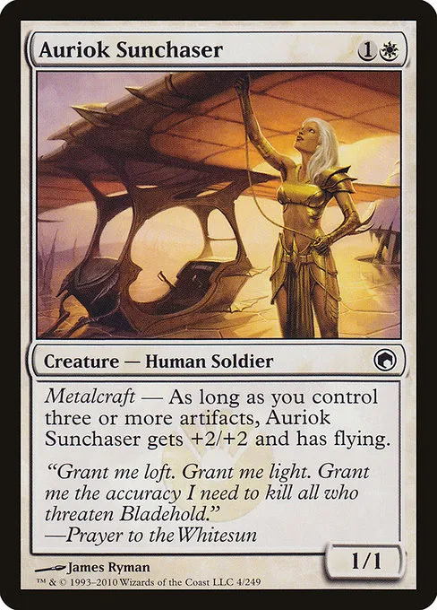 Auriok Sunchaser · Scars of Mirrodin 4/249