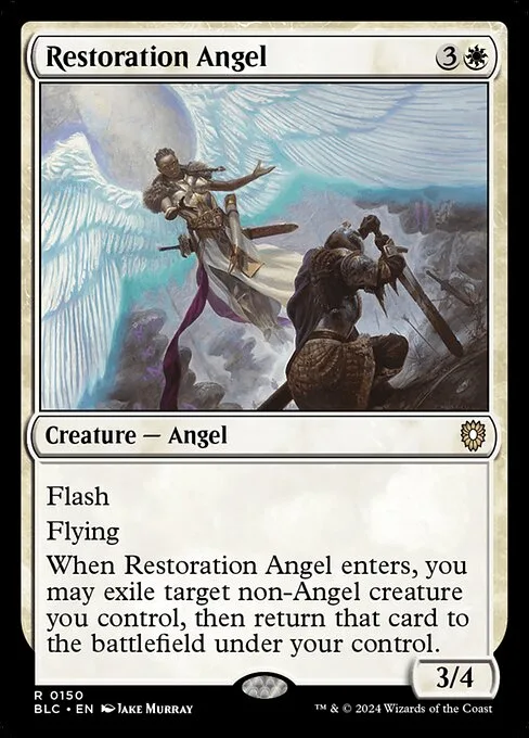 Restoration Angel · Bloomburrow Commander 150/356