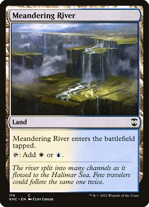 Meandering River · Kaldheim Commander 114/119