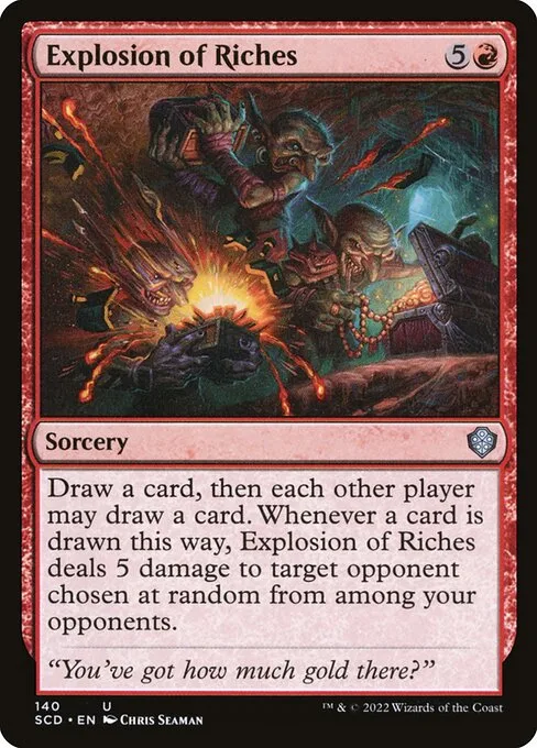 Explosion of Riches · Starter Commander Decks 140/352