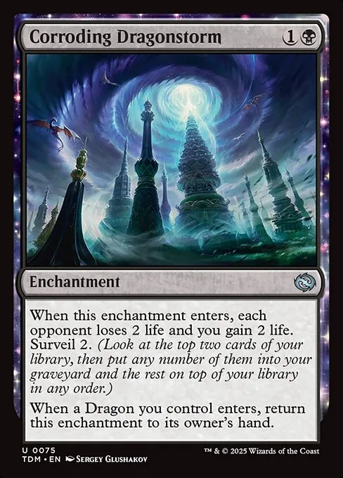 Corroding Dragonstorm · Tarkir: Dragonstorm 75/427