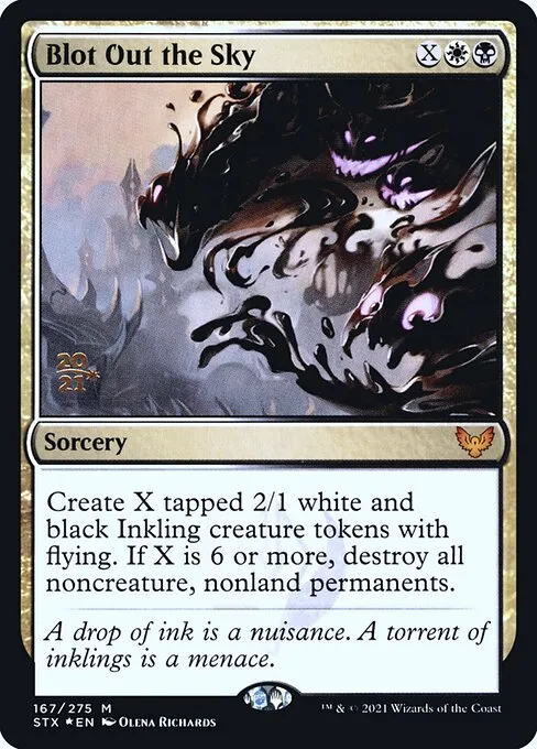 Blot Out the Sky · Strixhaven: School of Mages Promos 167s/164