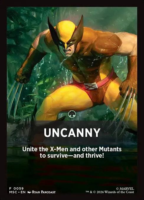 Uncanny · Marvel Super Heroes Jumpstart Front Cards 59/61