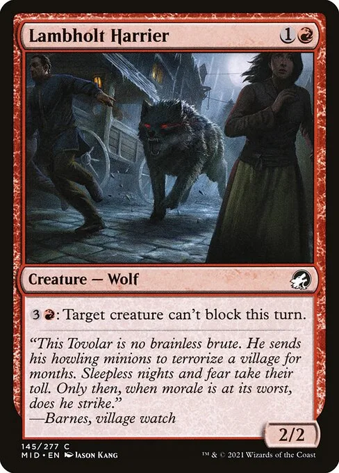 Lambholt Harrier · Innistrad: Midnight Hunt 145/399