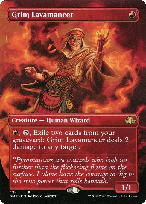 Grim Lavamancer · Dominaria Remastered 434/457
