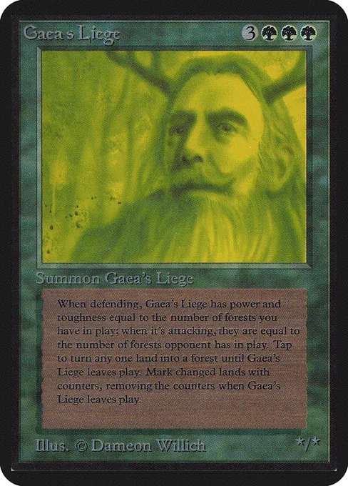 Gaea's Liege · Limited Edition Alpha 196/295