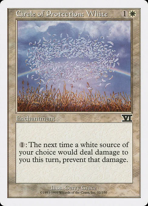 Circle of Protection: White · Classic Sixth Edition 12/351