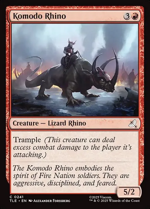 Komodo Rhino · Avatar: The Last Airbender Eternal 241/317