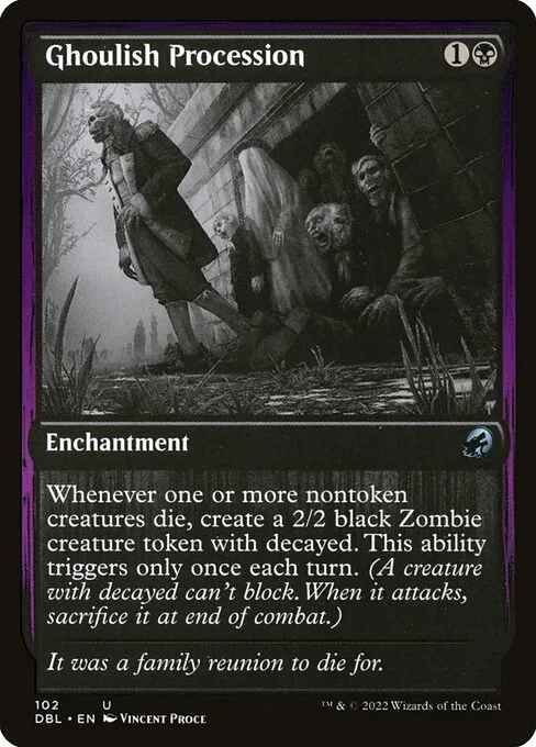 Ghoulish Procession · Innistrad: Double Feature 102/535