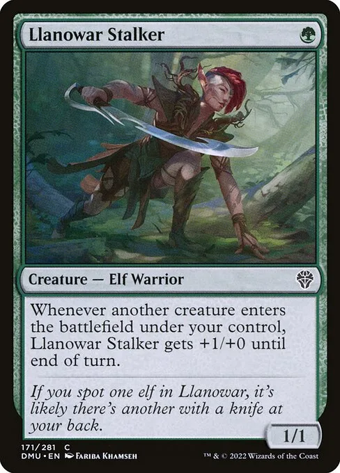 Llanowar Stalker · Dominaria United 171/453