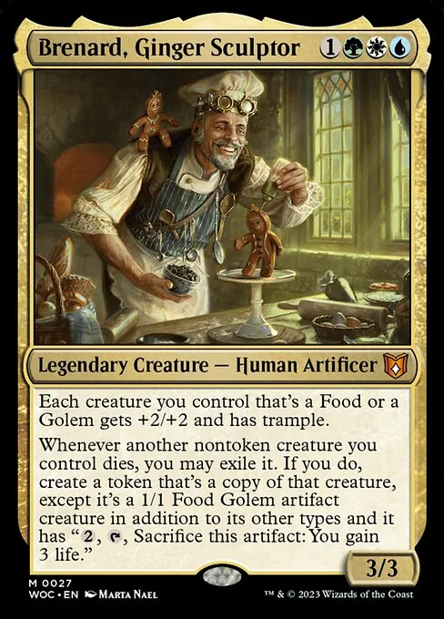 Brenard, Ginger Sculptor · Wilds of Eldraine Commander 27/173