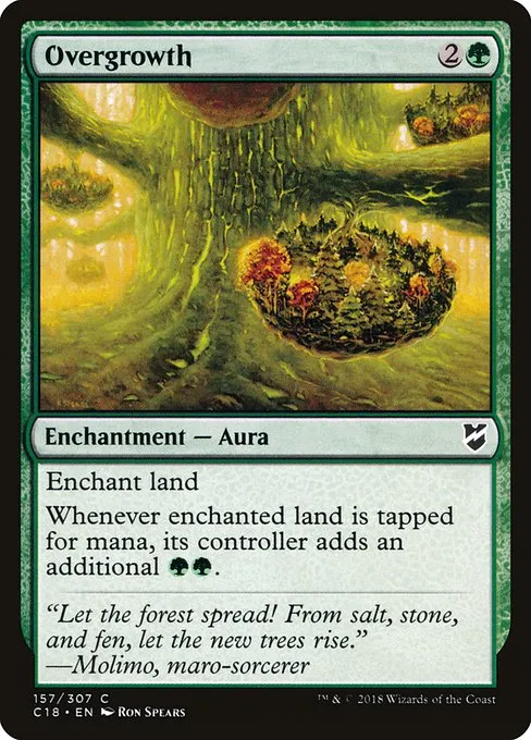 Overgrowth · Commander 2018 157/307