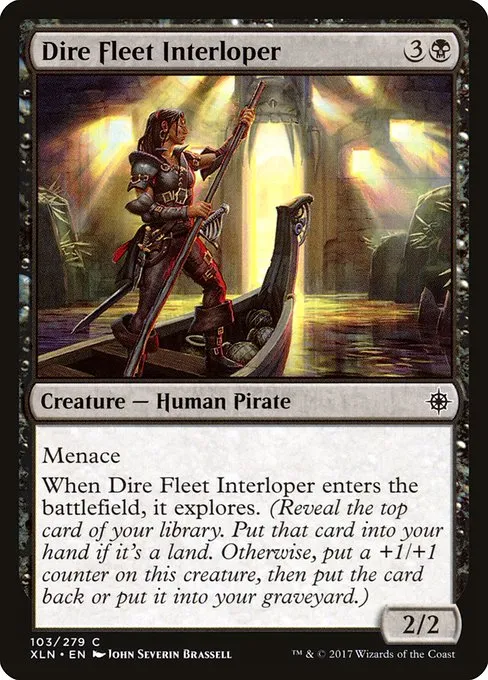 Dire Fleet Interloper · Ixalan 103/289