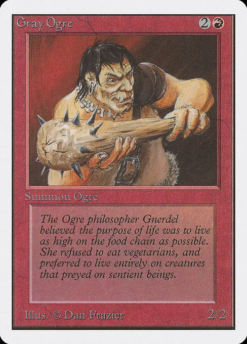 Gray Ogre · Unlimited Edition 157/302