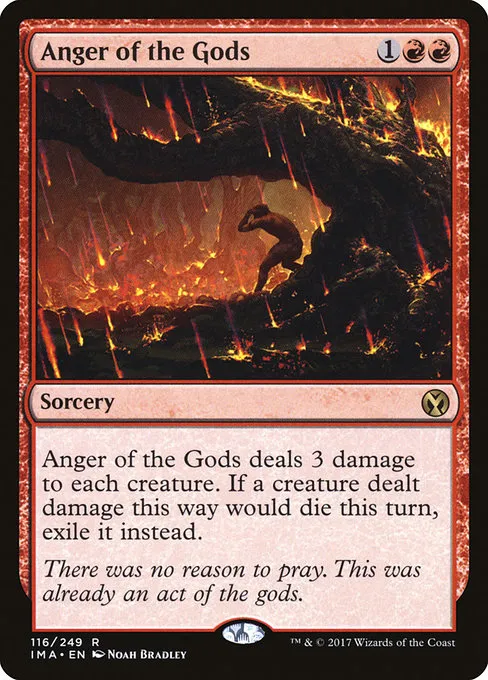 Anger of the Gods · Iconic Masters 116/249
