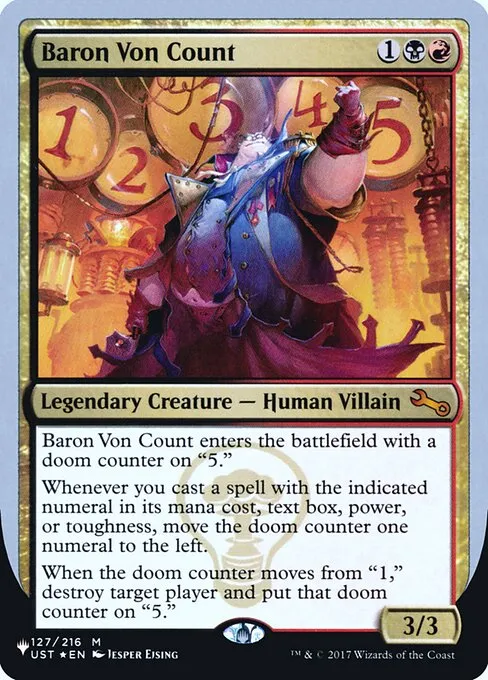 Baron Von Count · The List (Unfinity Foil Edition) 43/62
