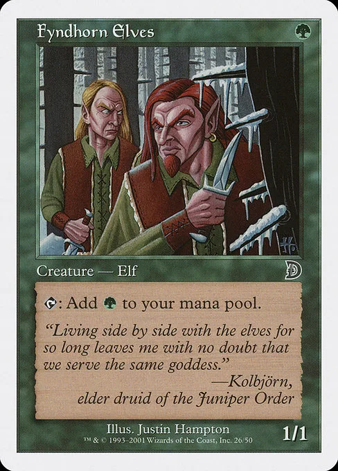 Fyndhorn Elves · Deckmasters 26/58