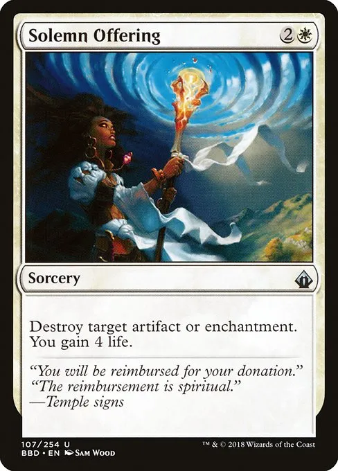 Solemn Offering · Battlebond 107/256