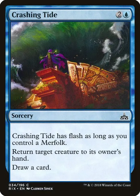 Crashing Tide · Rivals of Ixalan 34/205