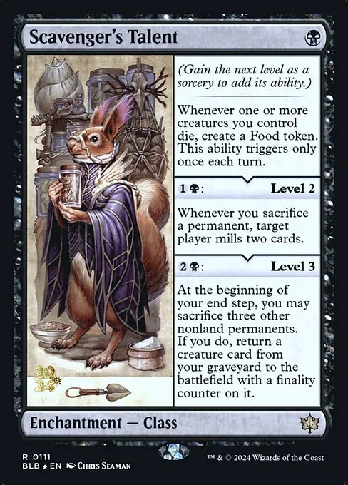 Scavenger's Talent · Bloomburrow Promos 111s/160
