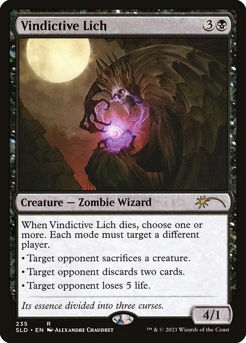 Vindictive Lich · Secret Lair Drop 235/2547