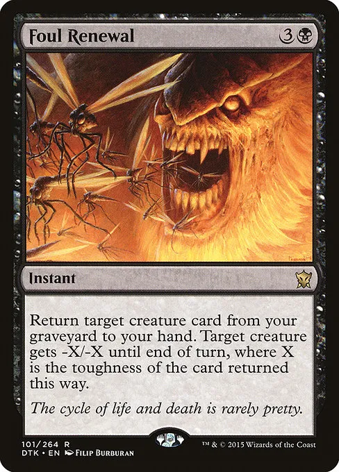 Foul Renewal · Dragons of Tarkir 101/264