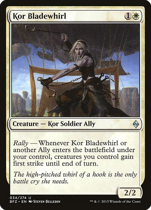 Kor Bladewhirl · Battle for Zendikar 34/299