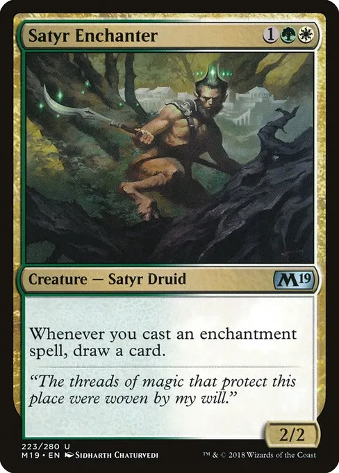 Satyr Enchanter · Core Set 2019 223/314