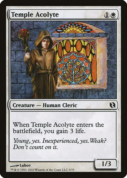 Temple Acolyte · Duel Decks: Elspeth vs. Tezzeret 9/79