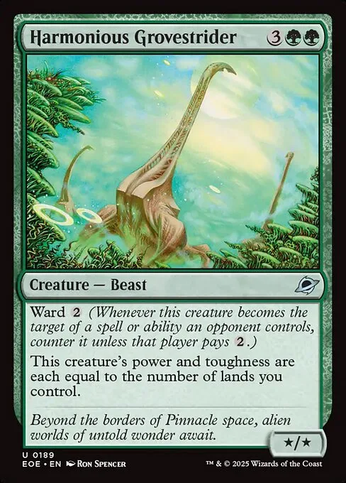 Harmonious Grovestrider · Edge of Eternities 189/400