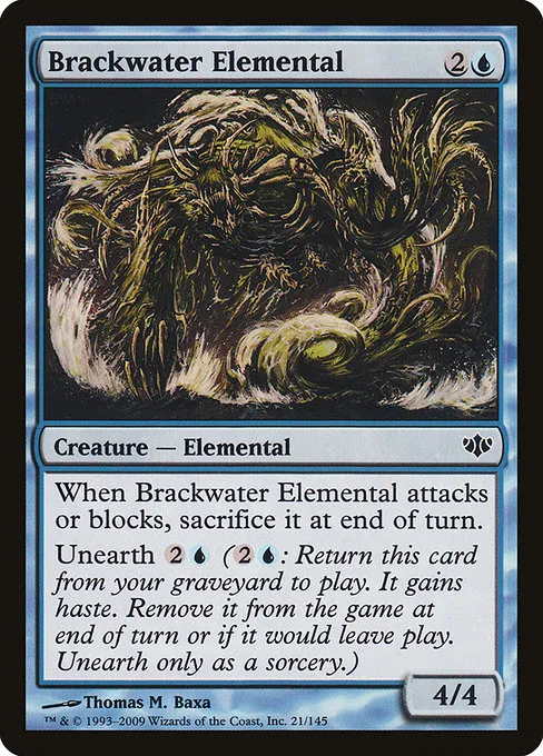 Brackwater Elemental · Conflux 21/145