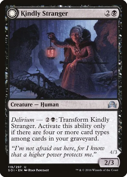 Kindly Stranger // Demon-Possessed Witch · Shadows over Innistrad 119/302