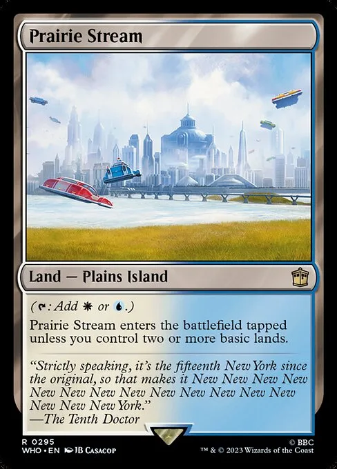 Prairie Stream · Doctor Who 295/1178