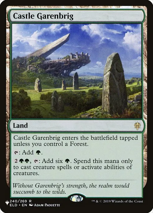 Castle Garenbrig · The List ELD-240/5050