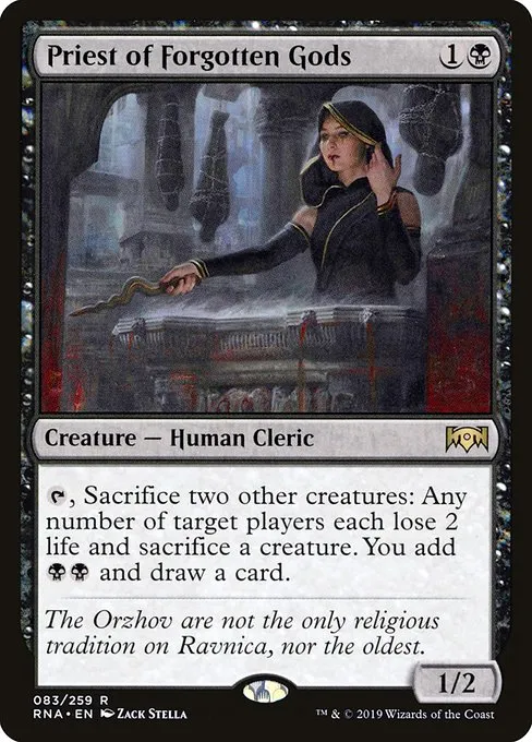 Priest of Forgotten Gods · Ravnica Allegiance 83/273