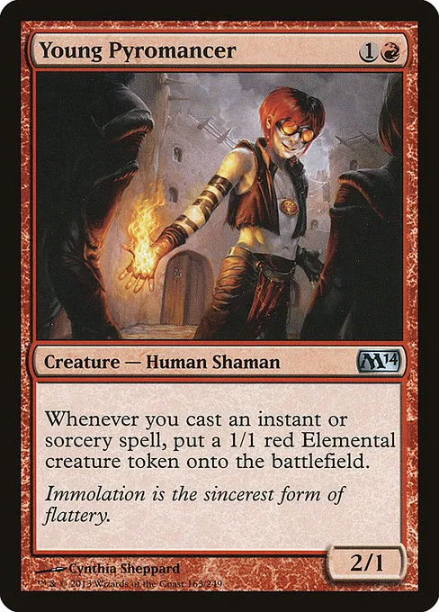 Young Pyromancer · Magic 2014 163/249