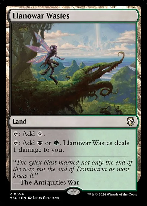 Llanowar Wastes · Modern Horizons 3 Commander 354/398