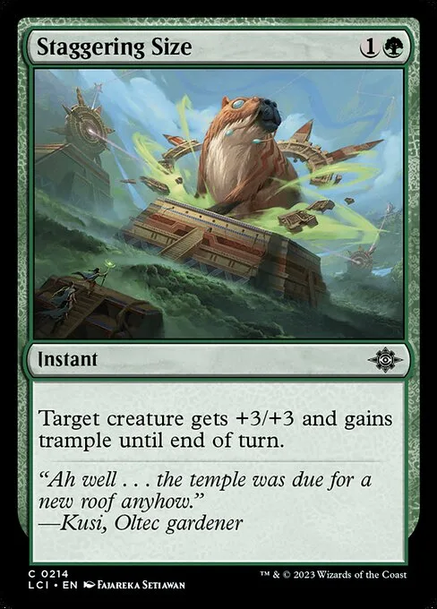 Staggering Size · The Lost Caverns of Ixalan 214/416