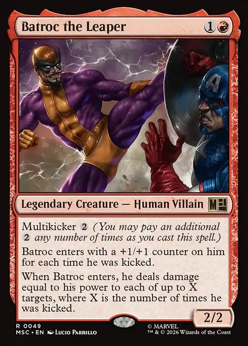 Batroc the Leaper · Marvel Super Heroes Commander 49/9