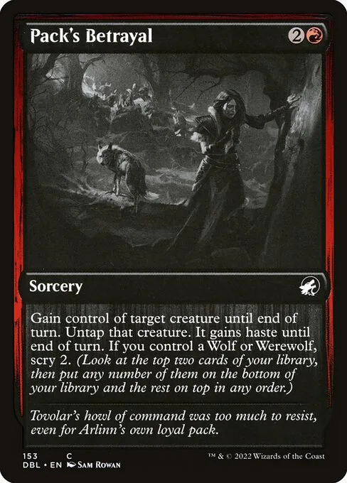 Pack's Betrayal · Innistrad: Double Feature 153/535