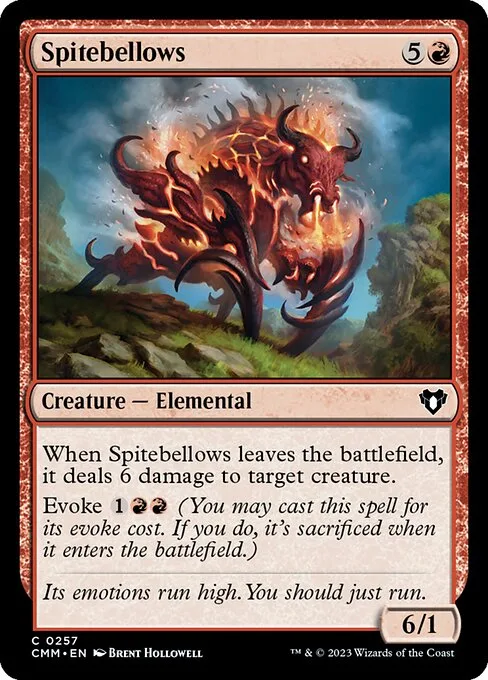 Spitebellows · Commander Masters 257/1067