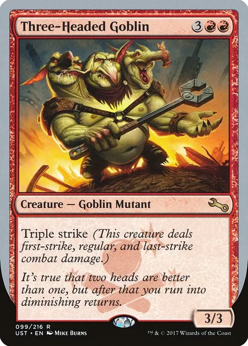 Three-Headed Goblin · Unstable 99/268