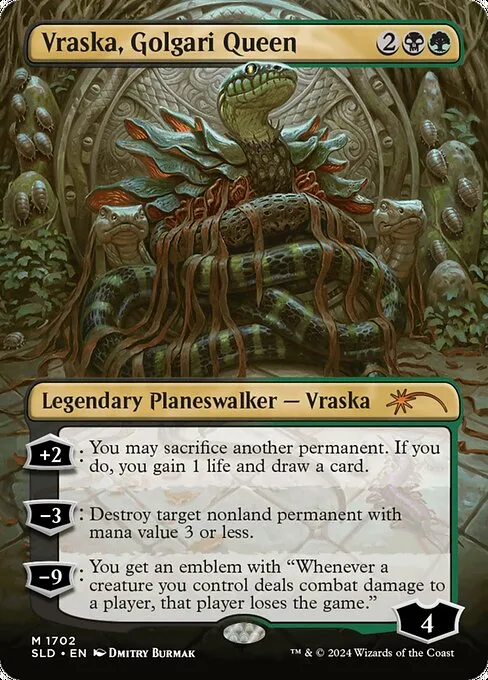 Vraska, Golgari Queen · Secret Lair Drop 1702/2547