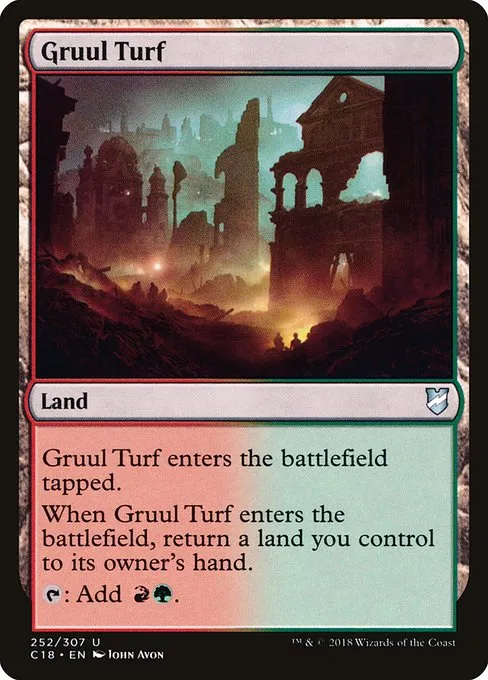 Gruul Turf · Commander 2018 252/307