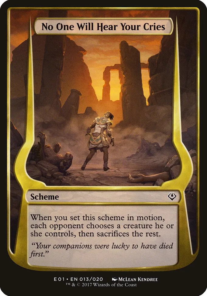 No One Will Hear Your Cries · Archenemy: Nicol Bolas Schemes 13★/20