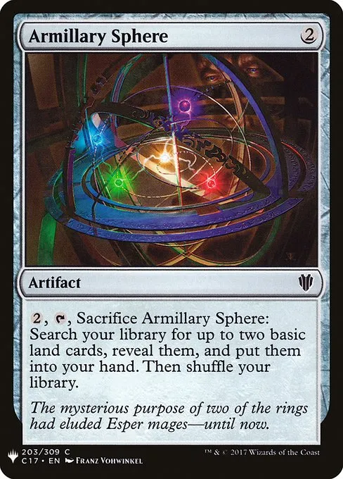 Armillary Sphere · The List C17-203/5050