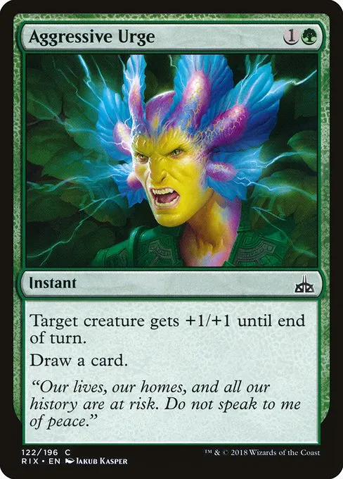 Aggressive Urge · Rivals of Ixalan 122/205